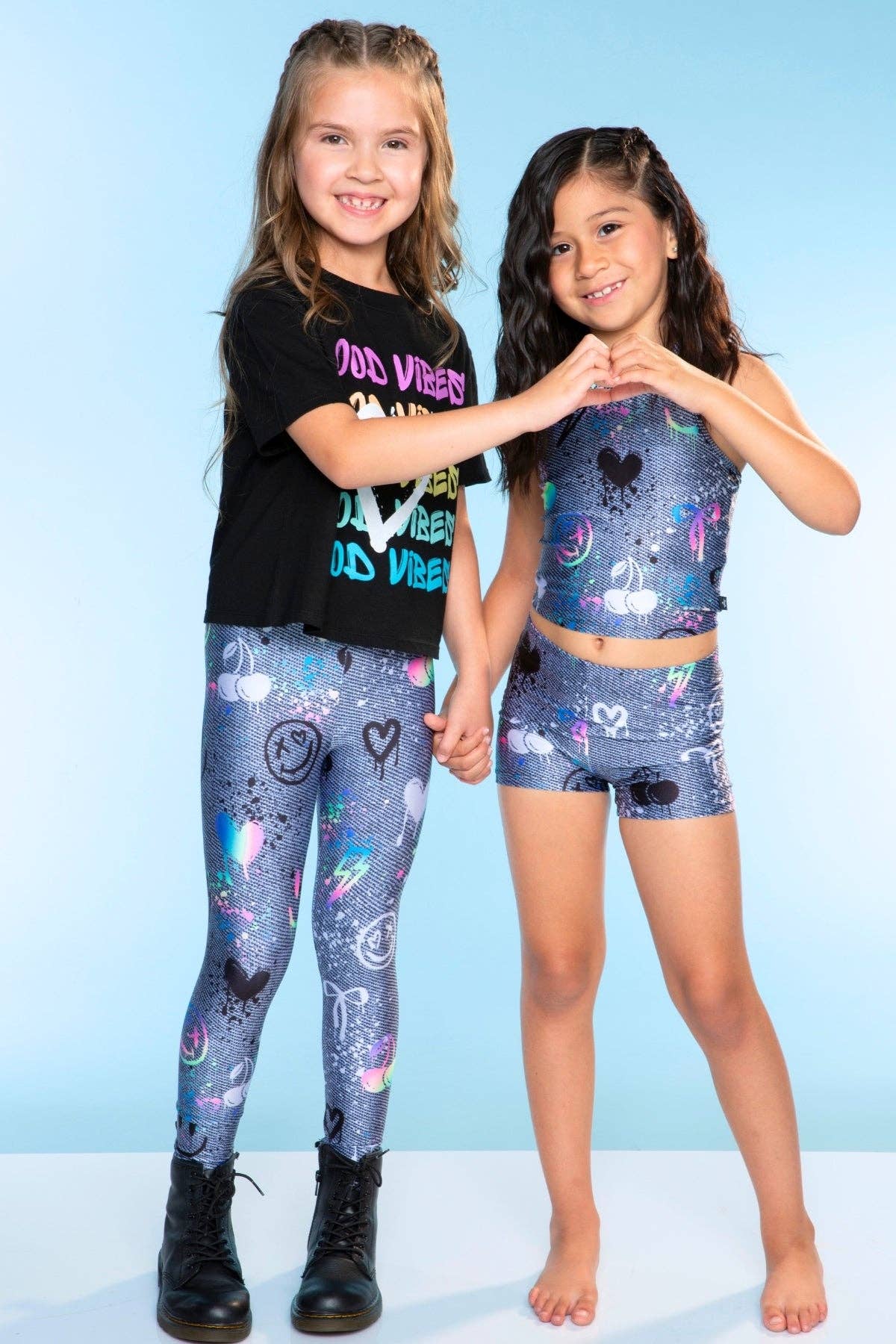 PixieLane - Wholesale Fashion Leggings - Kids - High Shine Long Legging7