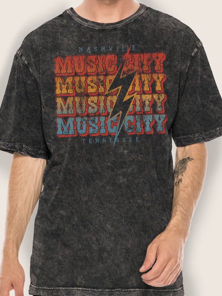 BT5196 OMT NASHVILLE - Oversized Mineral Wash, uniseks voor wholesale door BouTeeQue Closet