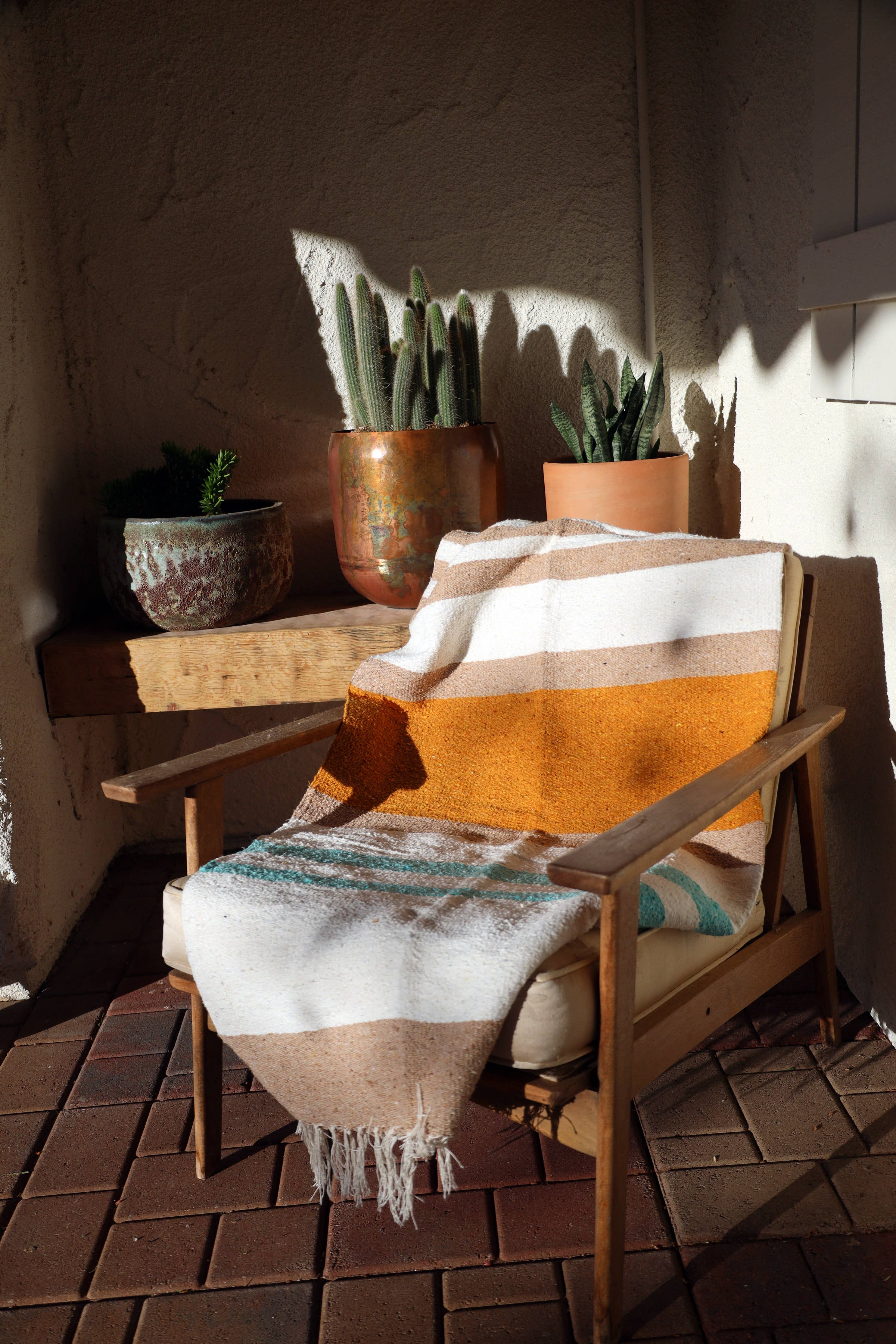 Tribe and True - Wholesale Throw Blanket - Desert Bloom // Handwoven Blanket1