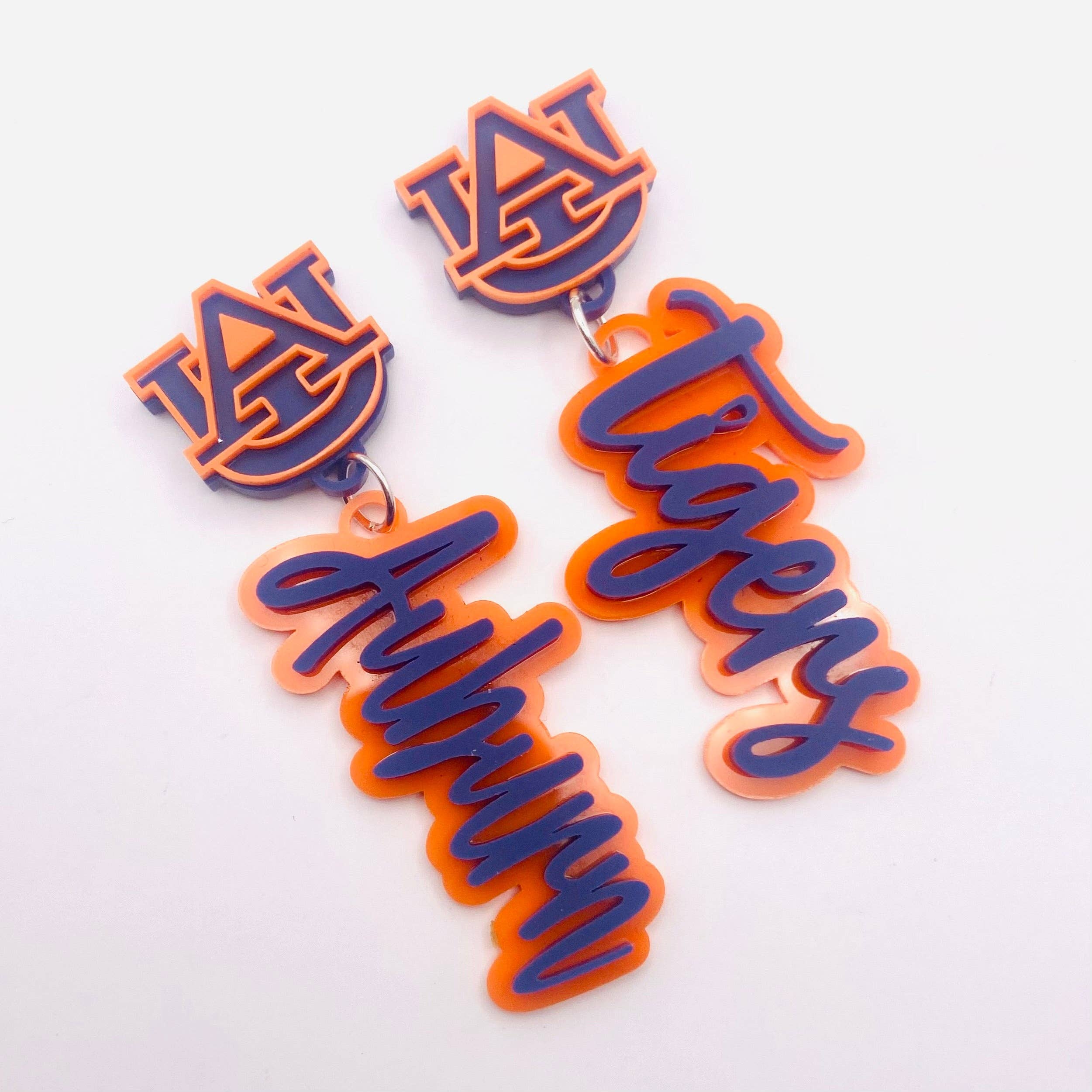 D and M’s Enterprise, LLC - Wholesale Dangle Earrings - Auburn Tigers5