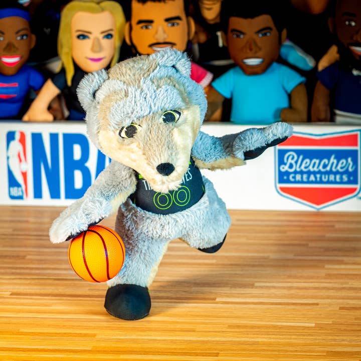 Uncanny Brands - Wholesale Stuffed/Plush Toy - Kids & Baby - Bleacher Creatures Minnesota Timberwolves Crunch 10" Plush
