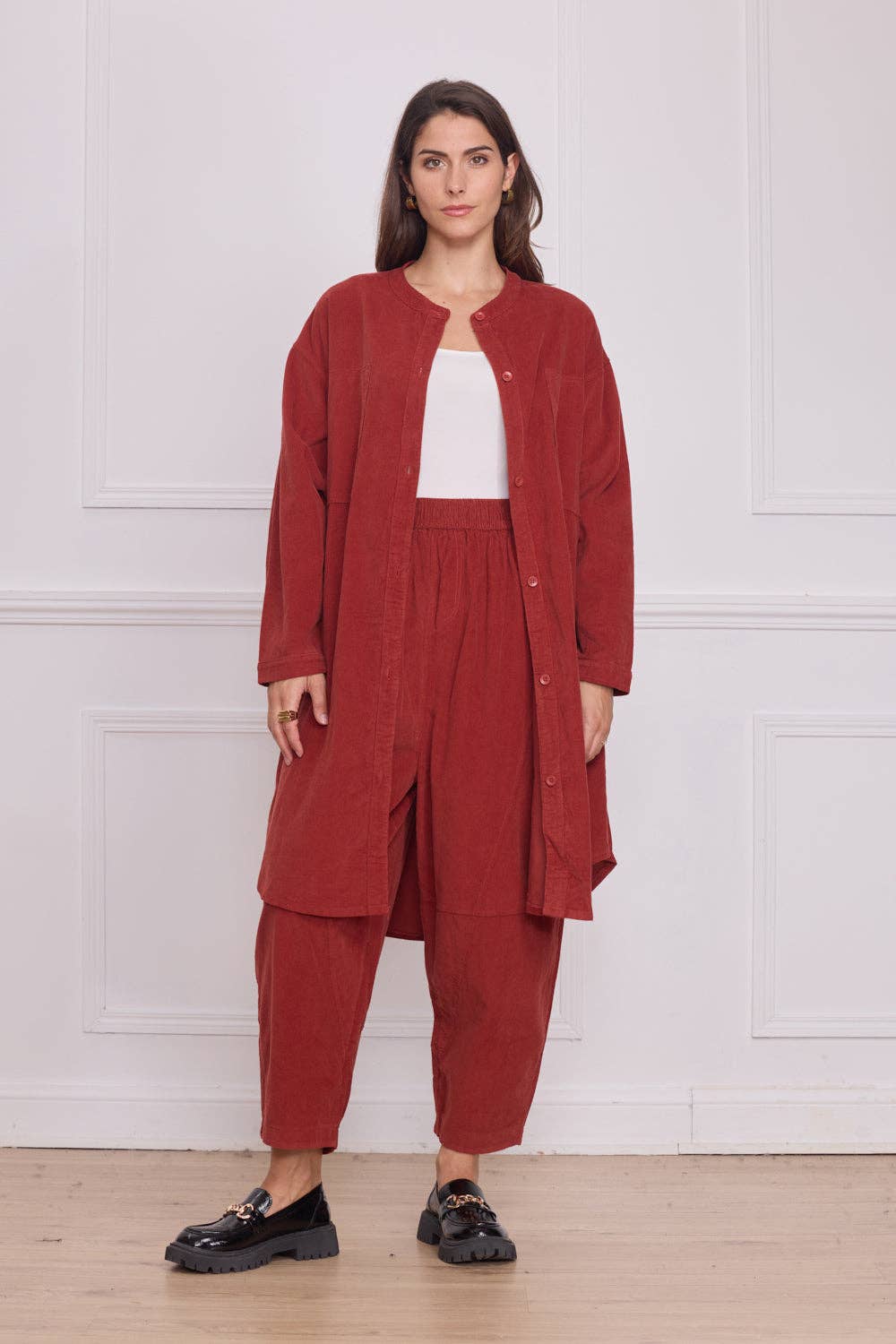 BELLA BLUE - Wholesale Button Down Shirt - Women's - A95-V99 - Chemise1