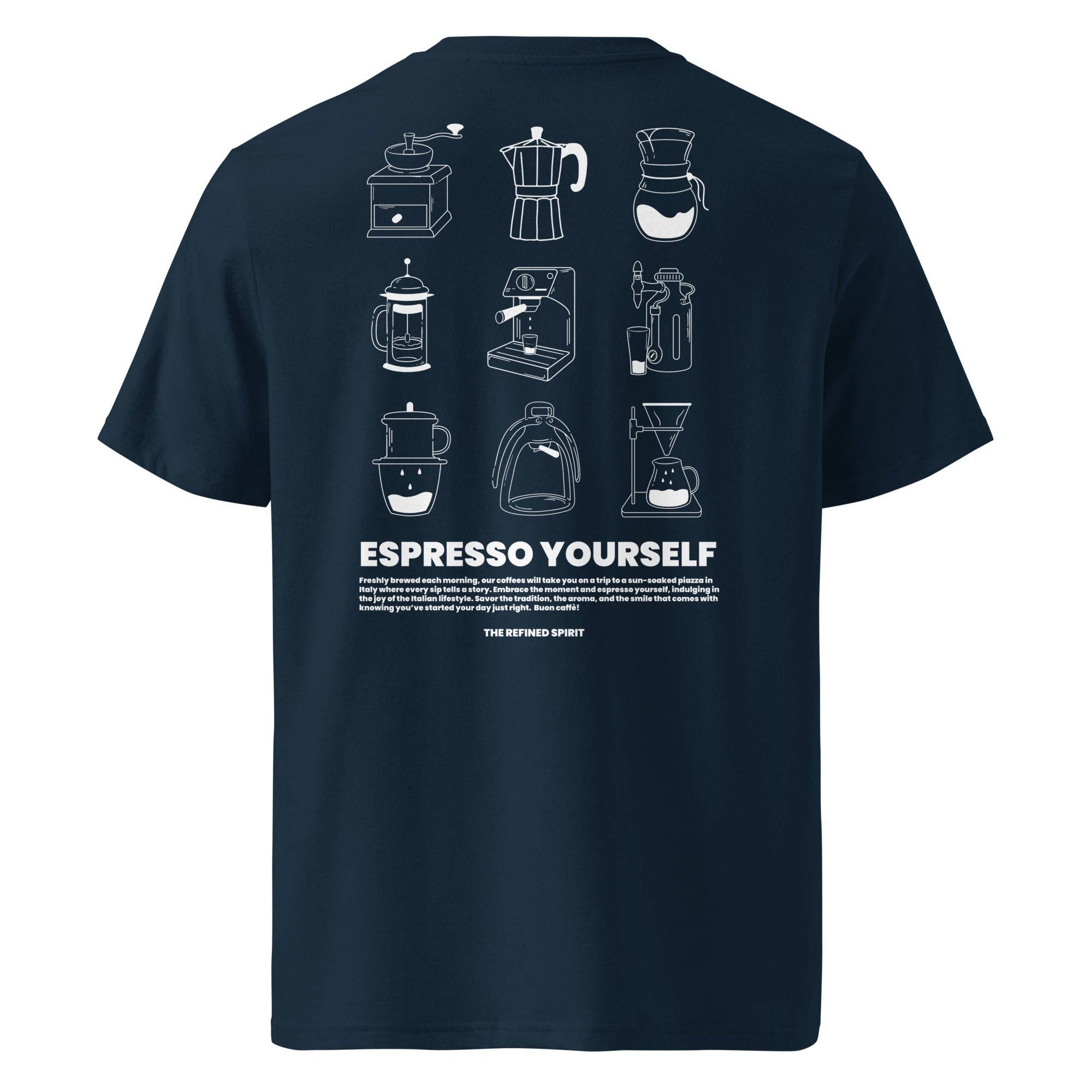 The Refined Spirit - Vente T-shirt sérigraphié – unisexe - T-shirt bio Espresso Yourself4