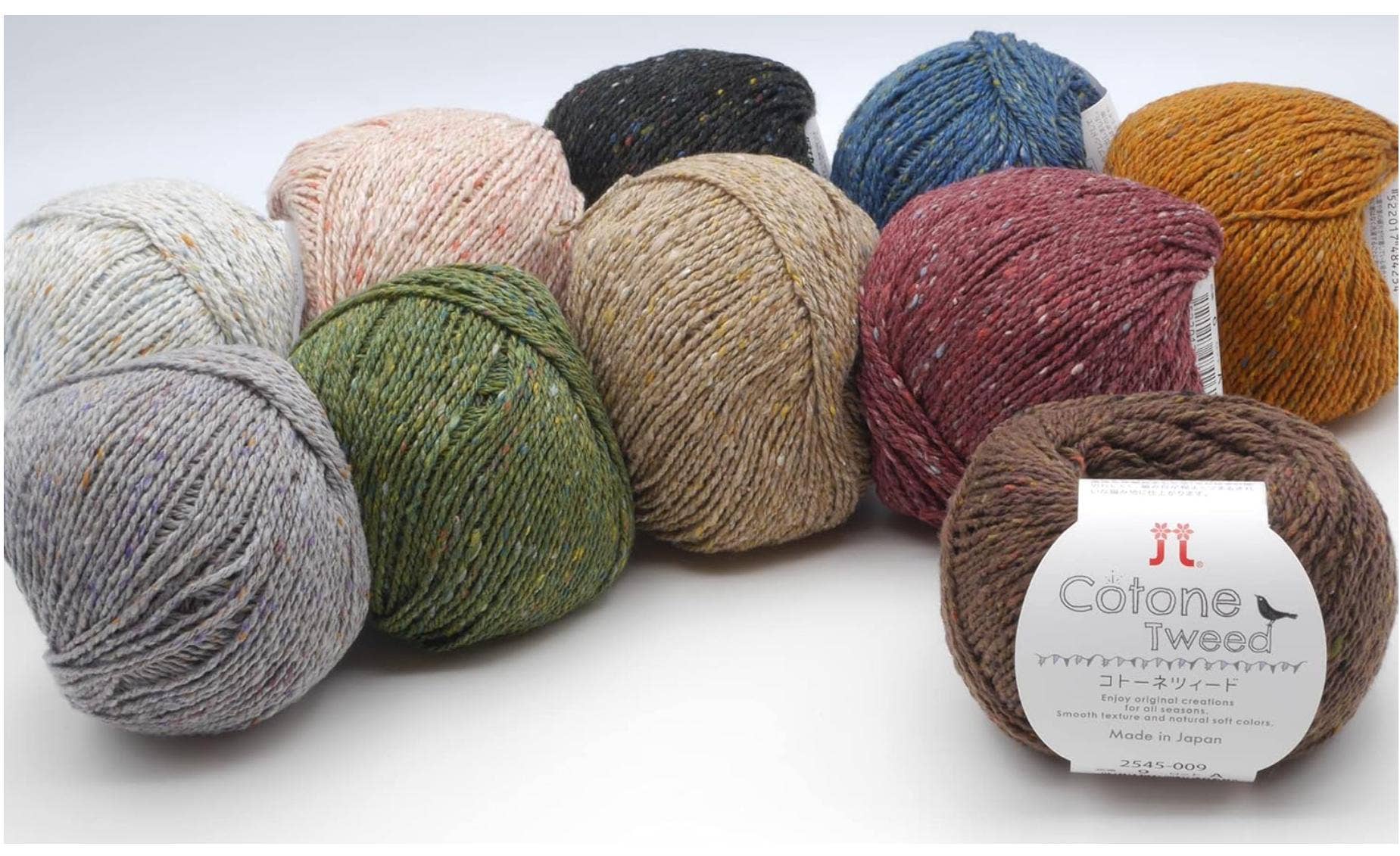「FUNJI」In Japan - Wholesale Yarn - Japanese Cotton Tweed Yarn: Soft Blend for Knitting, Crochet6