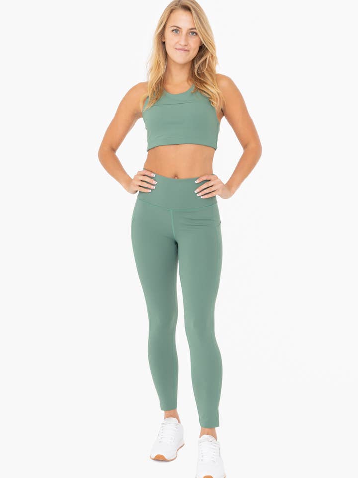 Mono B - Wholesale Sports Bra - Women's - Split Front Overlay Back Adjustable Sports Bra8