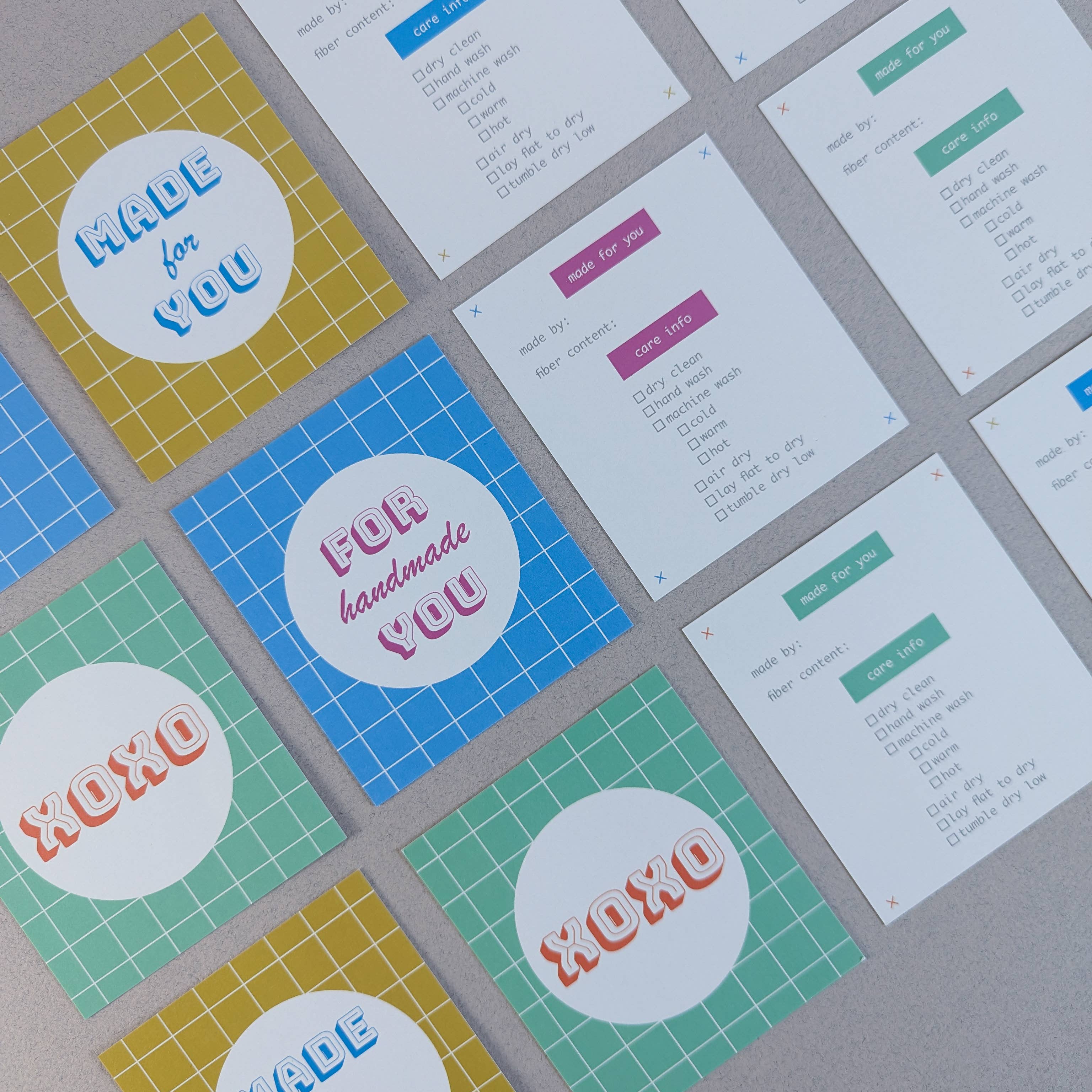 Kohamche - Wholesale Gift Tag - Gift Tags with Care Instructions for Knit & Sewn Gifts3