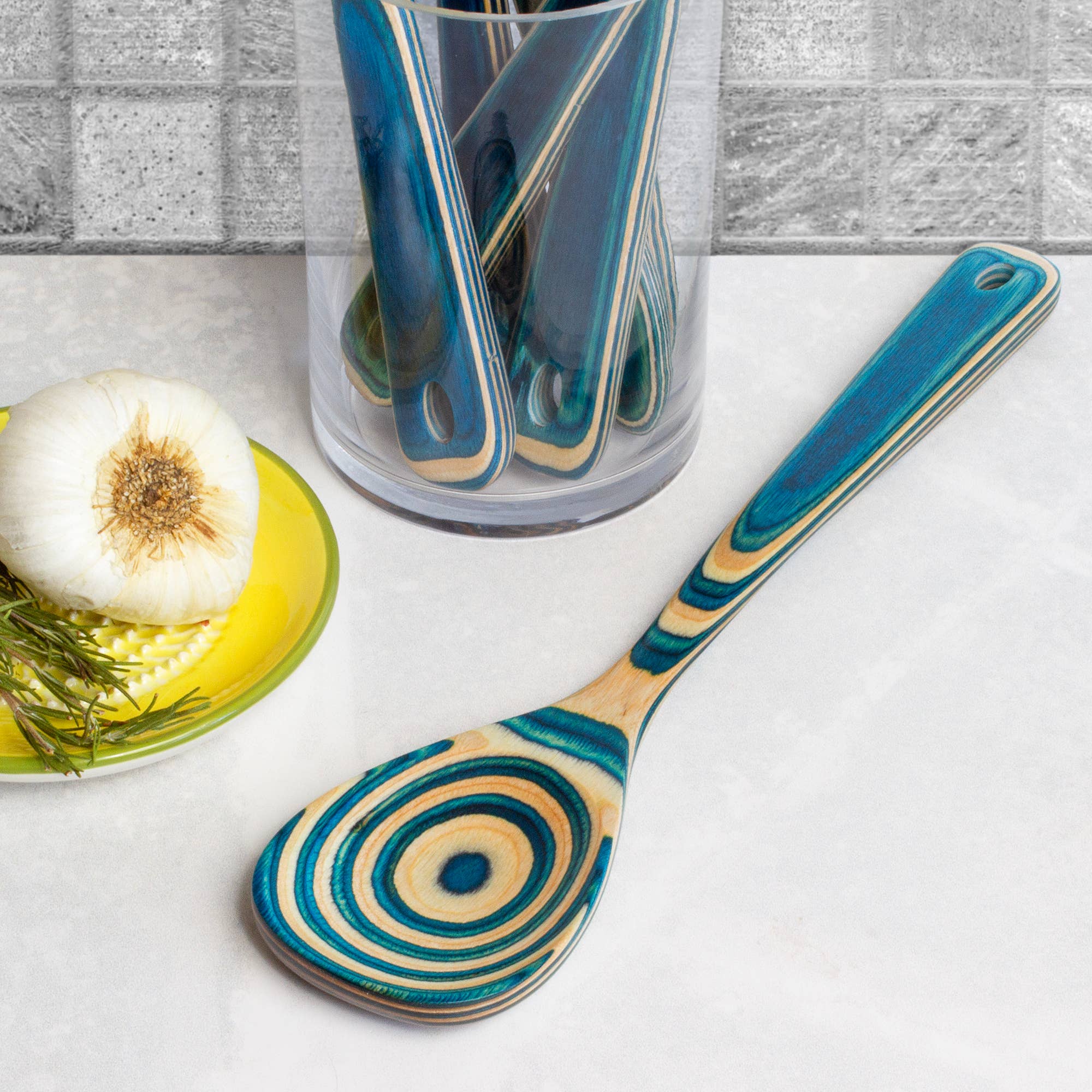 Totally Bamboo - Wholesale Kitchen Spoon - Baltique® Mykonos Collection Wooden Cooking Spoon, 12.5"3