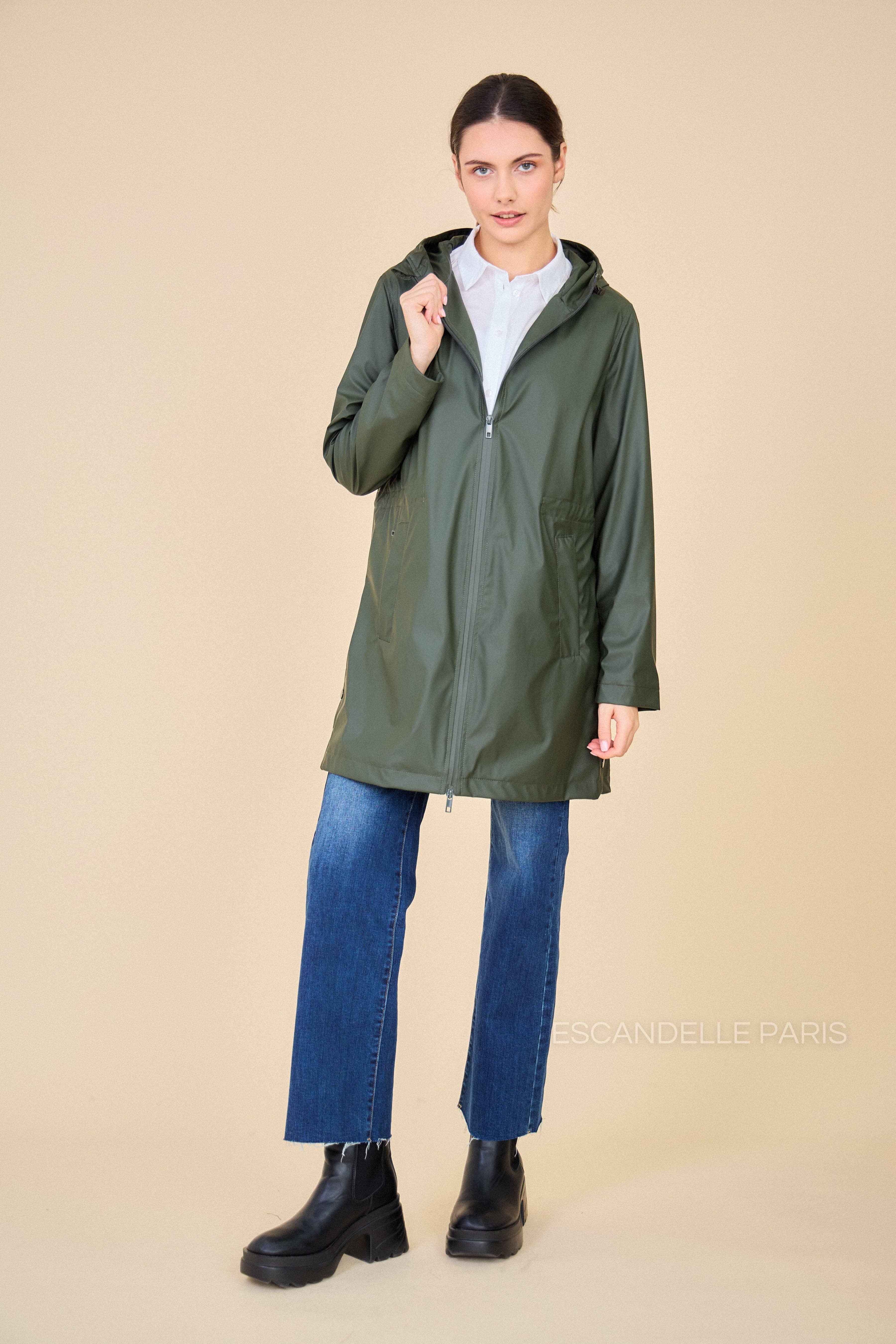 Escandelle Paris - Wholesale Parka - Women's - Mid-length parka with elastic1