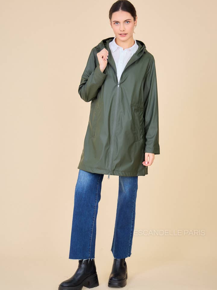 Escandelle Paris - Wholesale Parka - Women's - Mid-length parka with elastic1