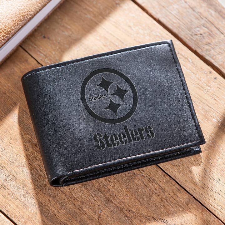 Wallet, Bi-Fold, Pittsburgh Steelers for wholesale by Evergreen Enterprises