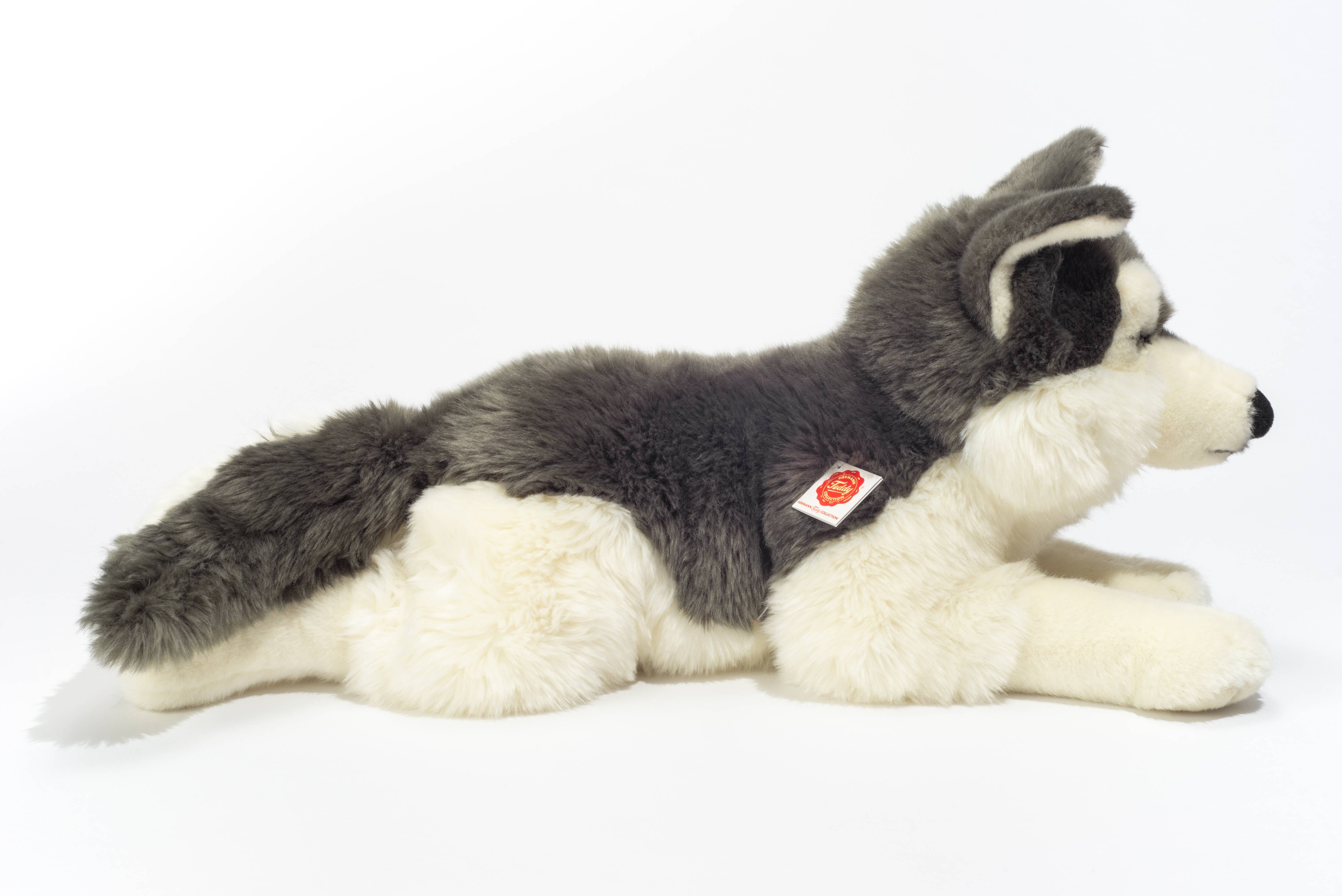 Teddy Hermann – wholesale Stuffed/plush toy – Kids & baby – Husky lying down 60 cm - plush toy - soft toy2