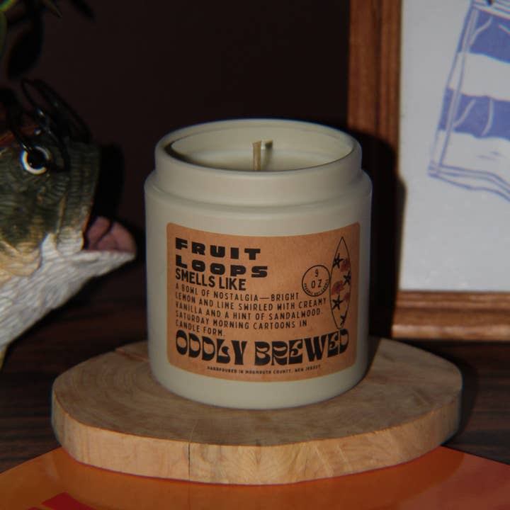 Oddly Brewed - Wholesale Travel Candles - Fruit Loops Soy Candle Tins1