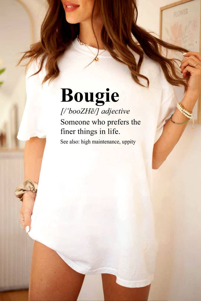 Top Avenue – Engroshandel T-shirt med print - Dame – Bougie Definition, Unisex rundhalset T-shirt11