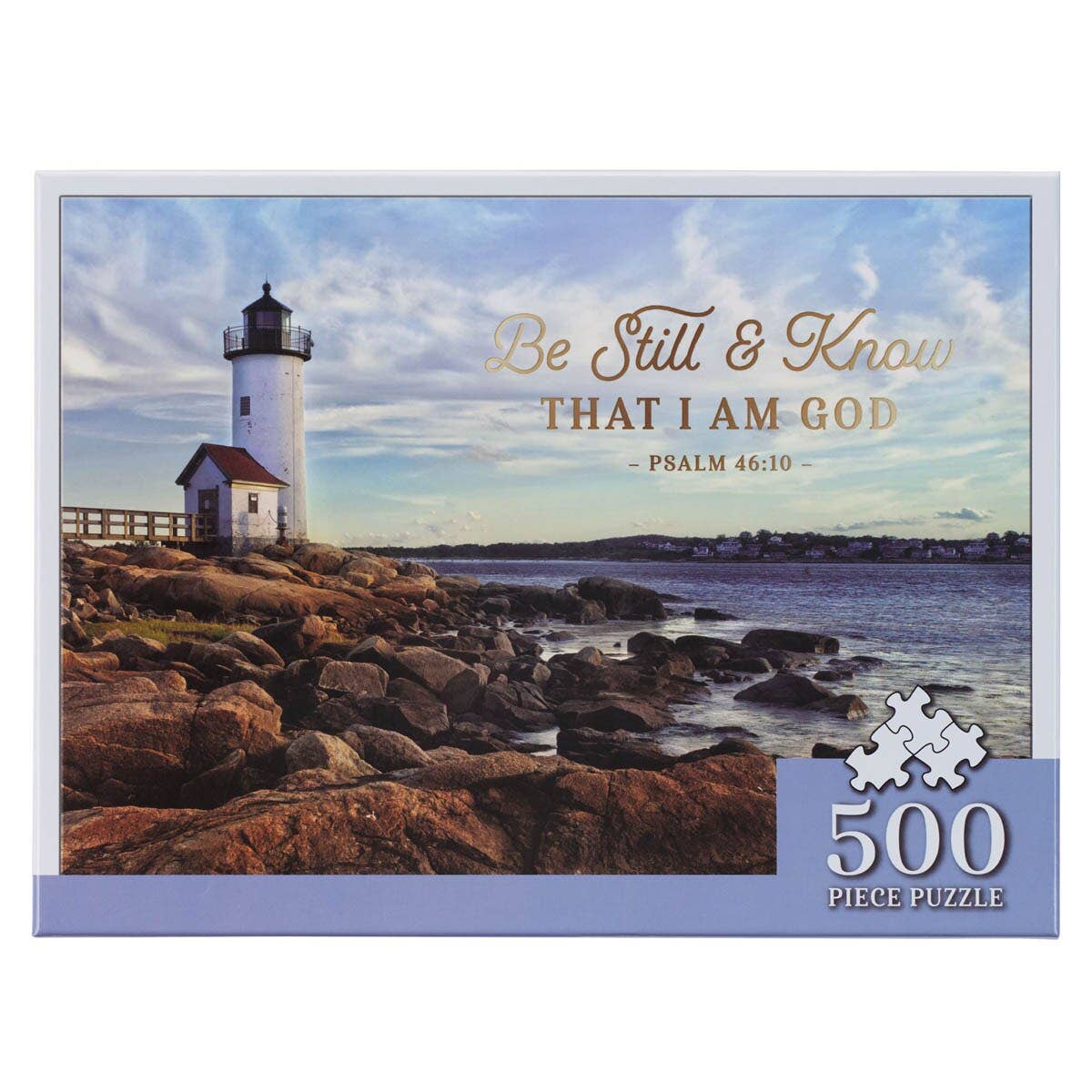 Christian Art Gifts - Wholesale Puzzle - Adult - Puzzle 500 pc. Be Still Ps. 46:101