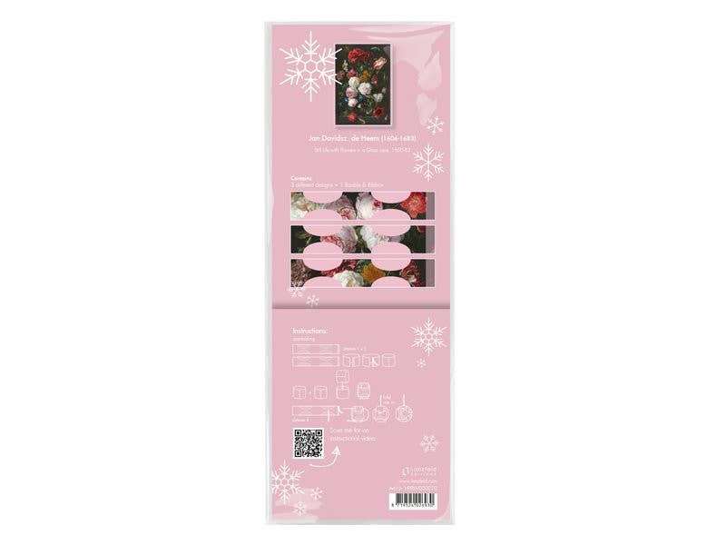 MUSEUM WEBSHOP – Engroshandel DIY-hobbysæt – DIY julekugle med stilleben af blomster, De Heem2