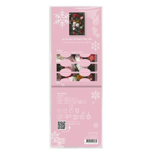 MUSEUM WEBSHOP – Engroshandel DIY-hobbysæt – DIY julekugle med stilleben af blomster, De Heem2