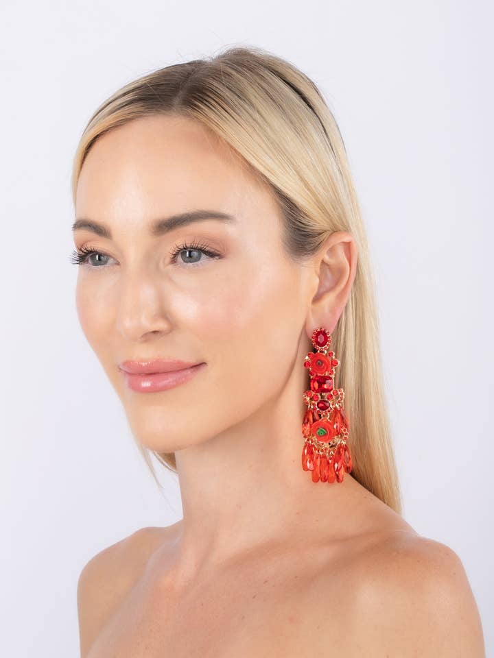 Rojo Drop Earring for wholesale by Eye Candy Los Angeles