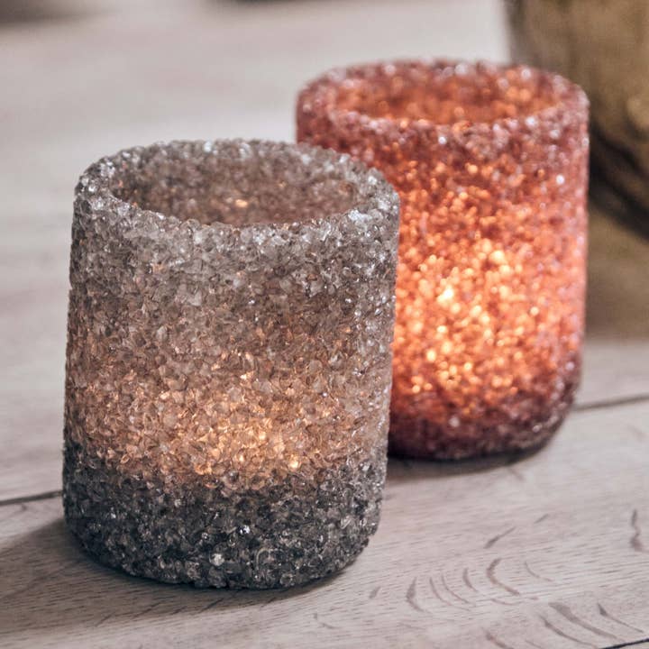 PORTAVELAS DE VIDRIO IONA - HUMO para venta al por mayor de Abigail Ahern