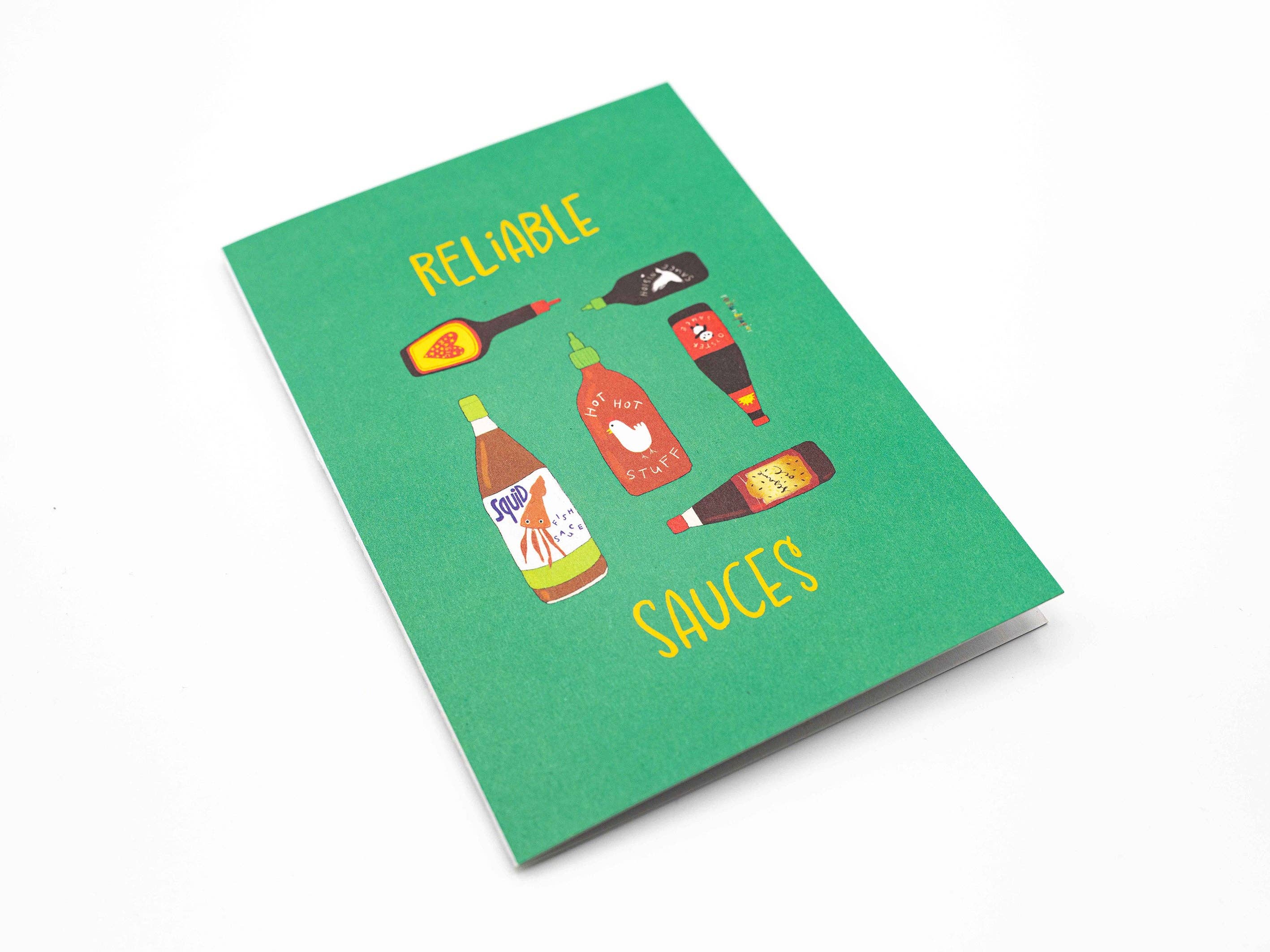 reisundpapier – wholesale Everyday greeting card – Folded Card Asian Sauces "Reliable Sauces"0