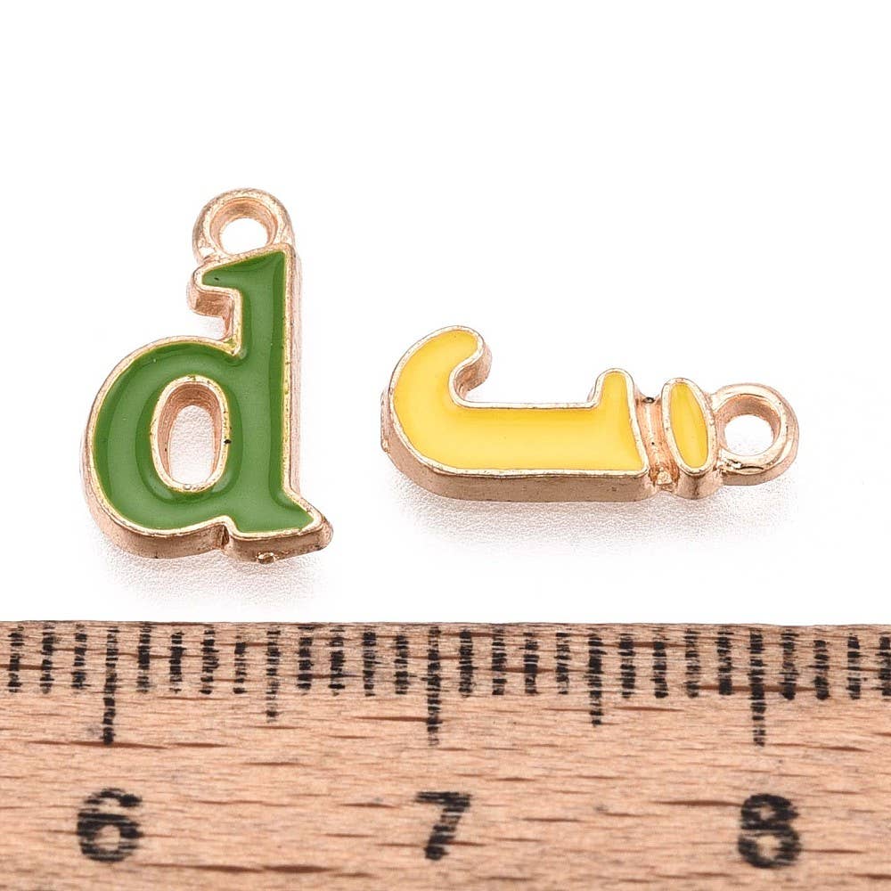 Love, Paige Designs - Vente Breloques/médailles personnalisées - Jeu de charme initial en minuscules serif2