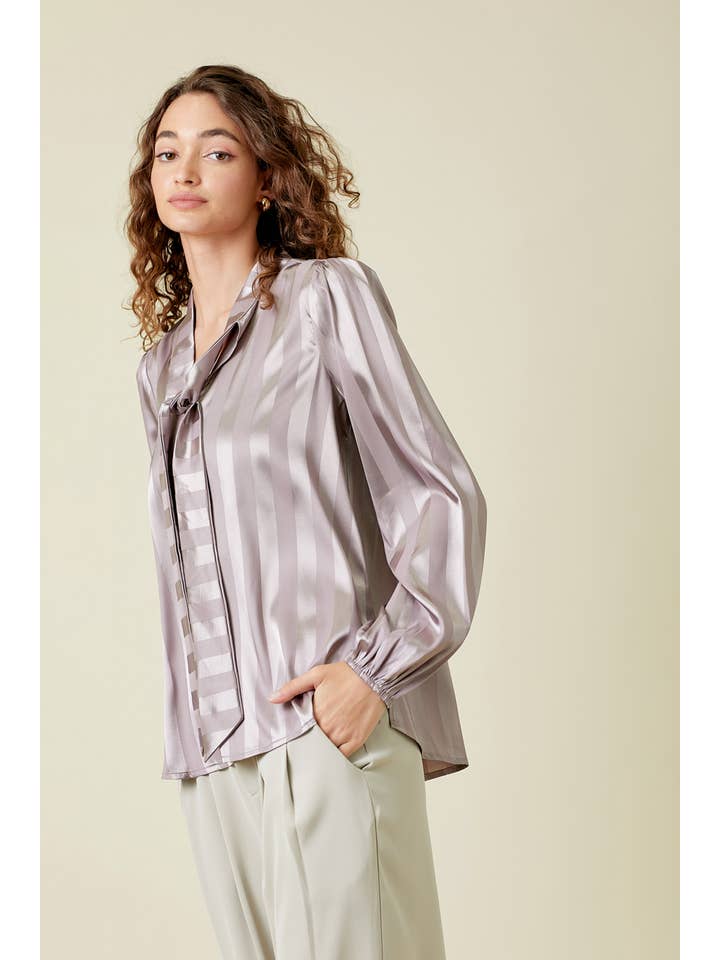 Mystree - Wholesale Blouse - Women's - 60325 Flowy Striped Blouse16