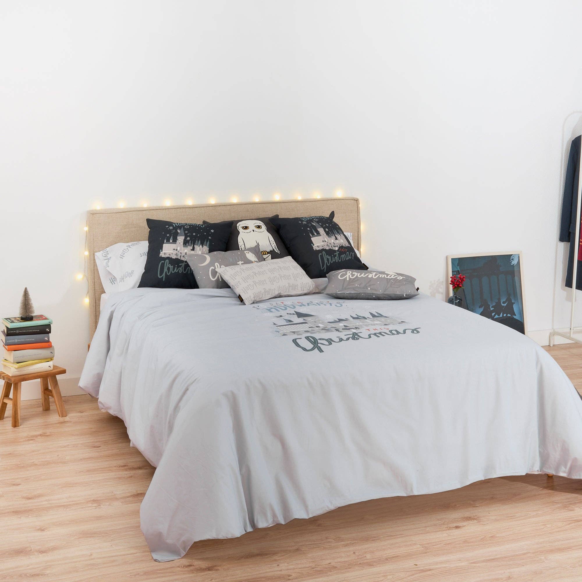 SG HOGAR - Wholesale Duvet Cover - Hogwarts In Christmas 100% Cotton Duvet Cover With Buttons2