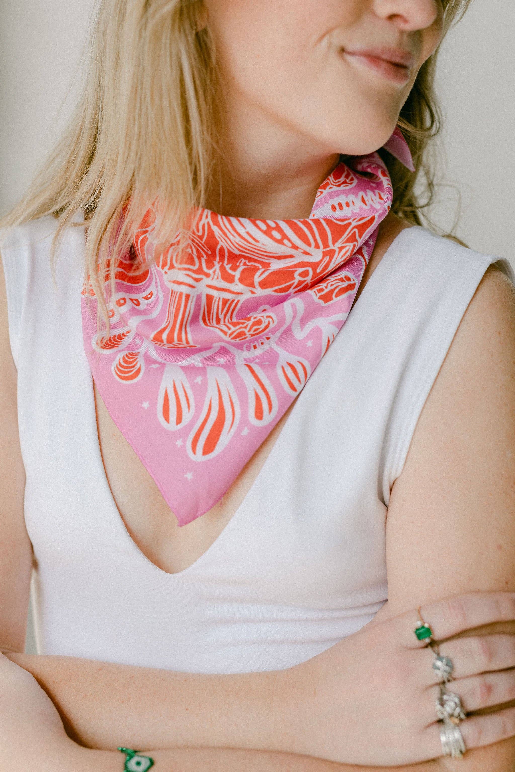 chanartchanart - Wholesale Bandana - Women's - Pink Chandana3