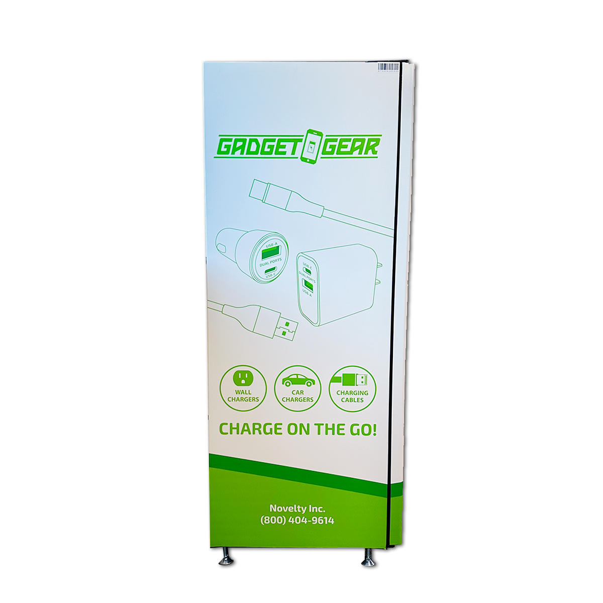 Novelty Brands - Wholesale Retailer Display - Accessories - Merchandising Fixture - Gadget Gear Tech Vending Machine ONLY 9861903
