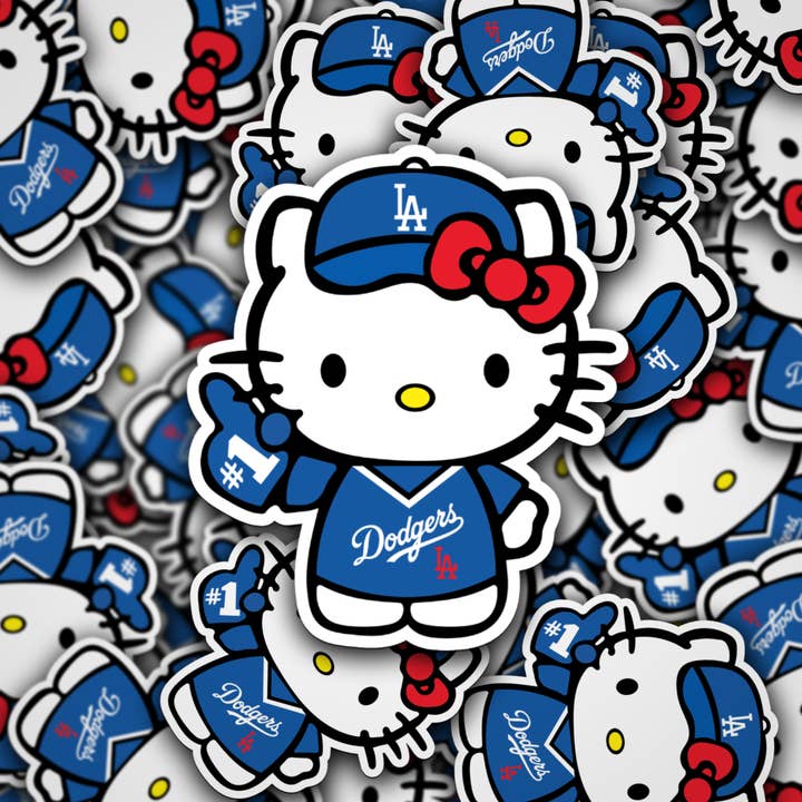Cheri Blush - Wholesale Sticker - Dodger Hello Kitty Sticker