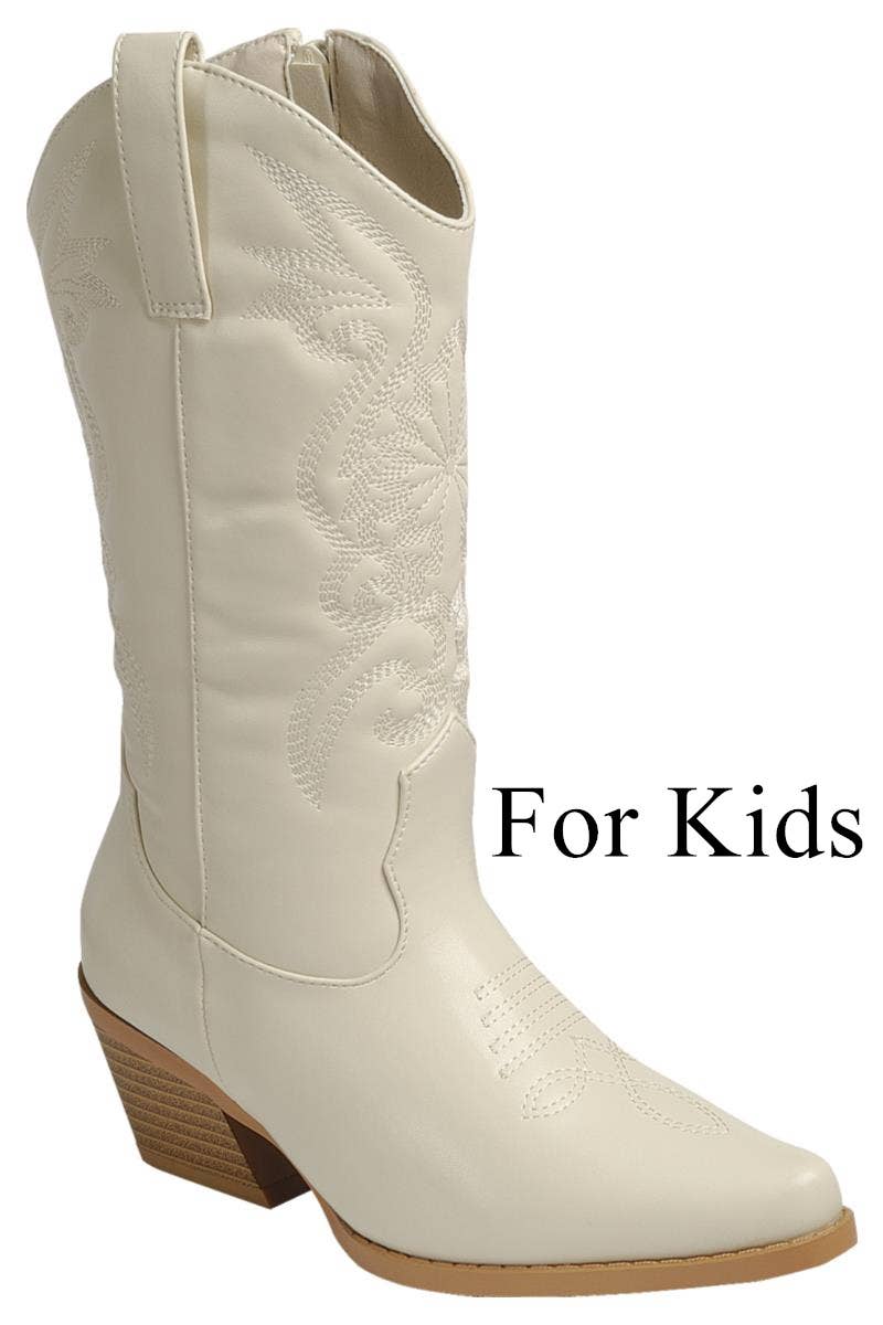FASHION EMPORIO - Vente Bottes de cowboy – femme - Bottes de cowboy Cowgirl Chic pour enfants FL-CREEK-15K8