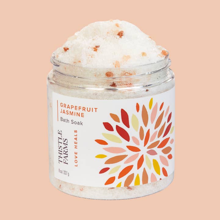 Grapefruit Jasmine Salt & Essential Oil Bath Soak for wholesale by Thistle Farms