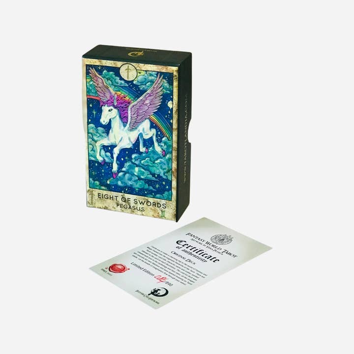 Baraja de Tarot Fantasy World De Luxe Edición Limitada (Samiramay) para venta al por mayor de Tarotlandia