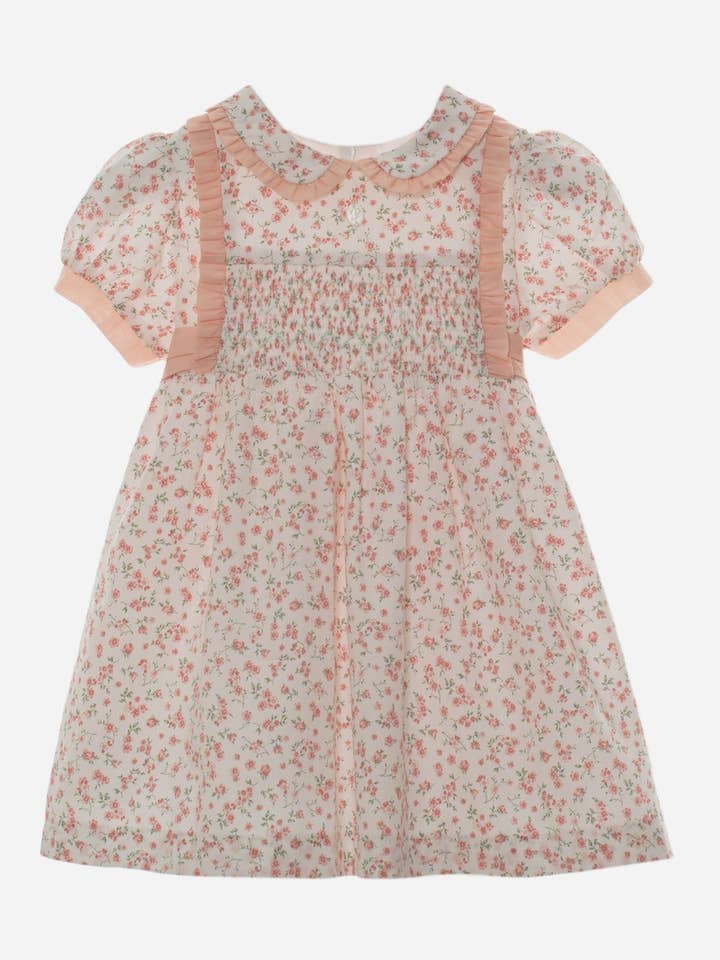 Patachou – wholesale Klänning - Baby – Flickklänning med exklusivt Liberty-tryck0