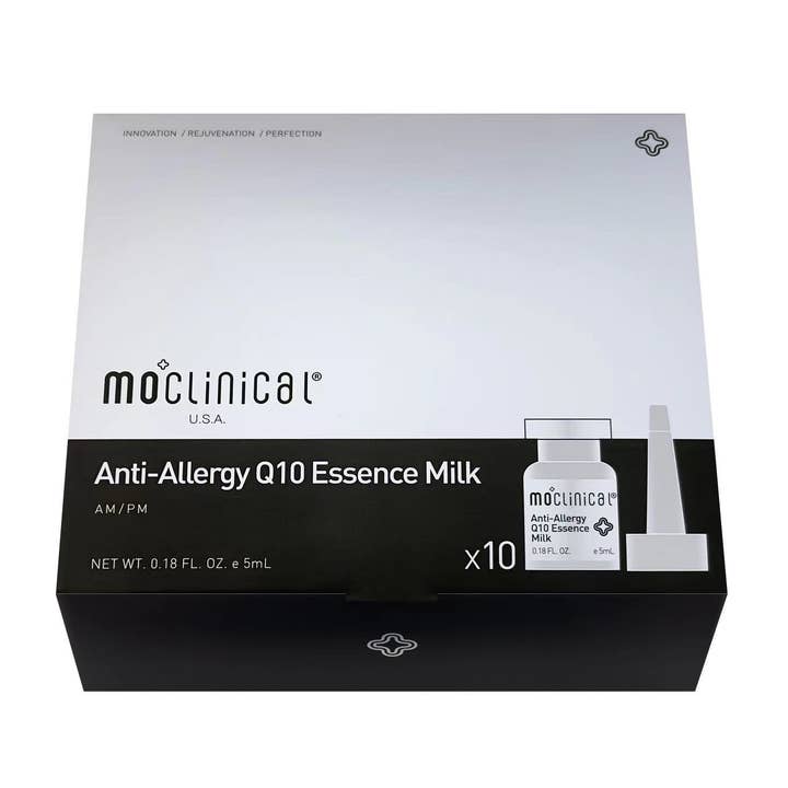MO Clinical Anti-Allergy Q10 Essence Milk 5mL x 10 for wholesale by eGlobal Beaute