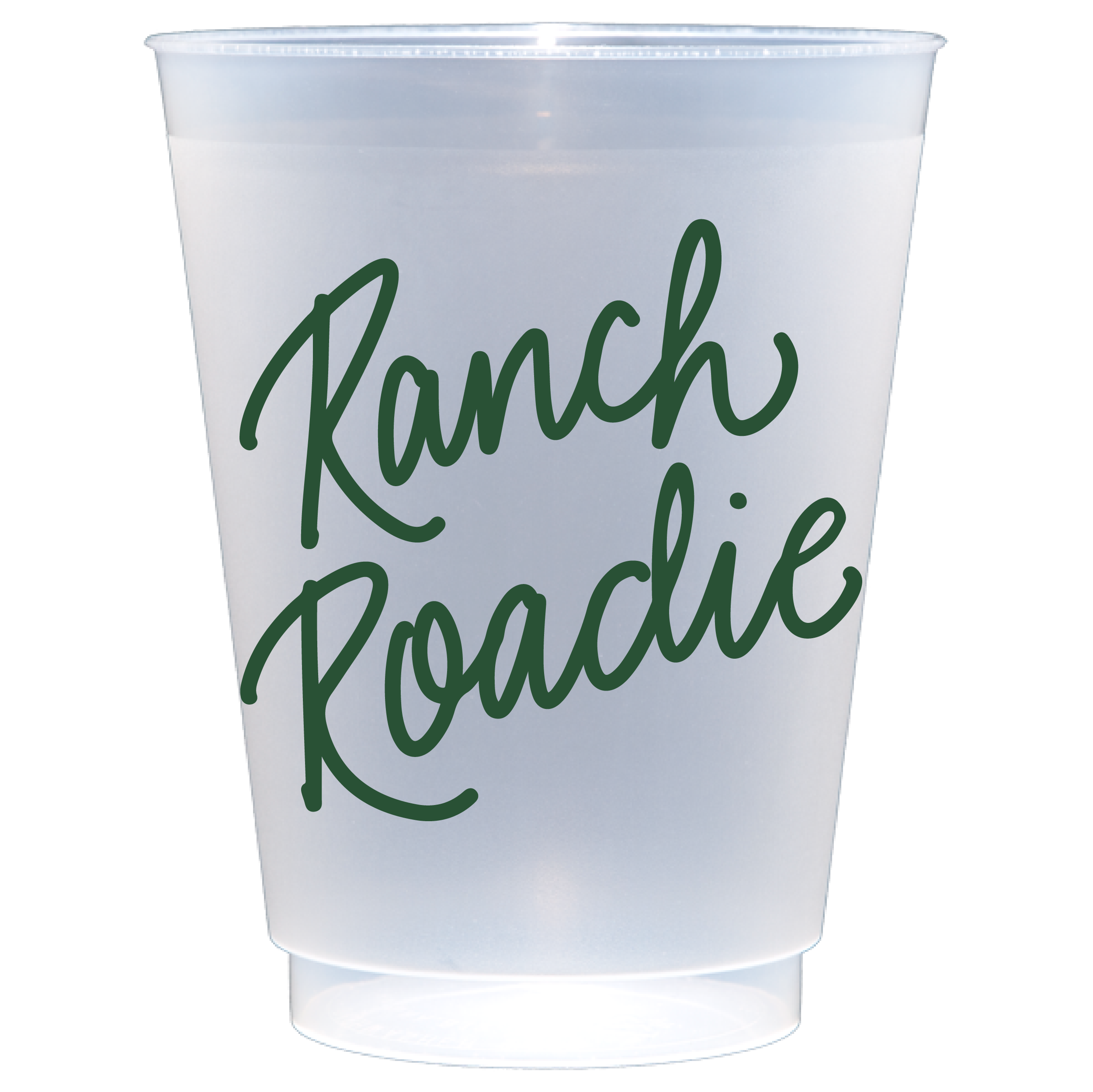 Birdie Mae Designs - Wholesale Disposable Cup - Ranch Roadie | Frosted Acrylic 16oz Set of 82