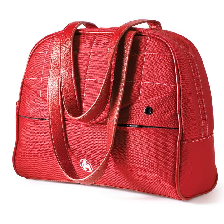 Women's 13.3" Chromebook Laptop Purse - Red/White for wholesale by Mobile Edge LLC