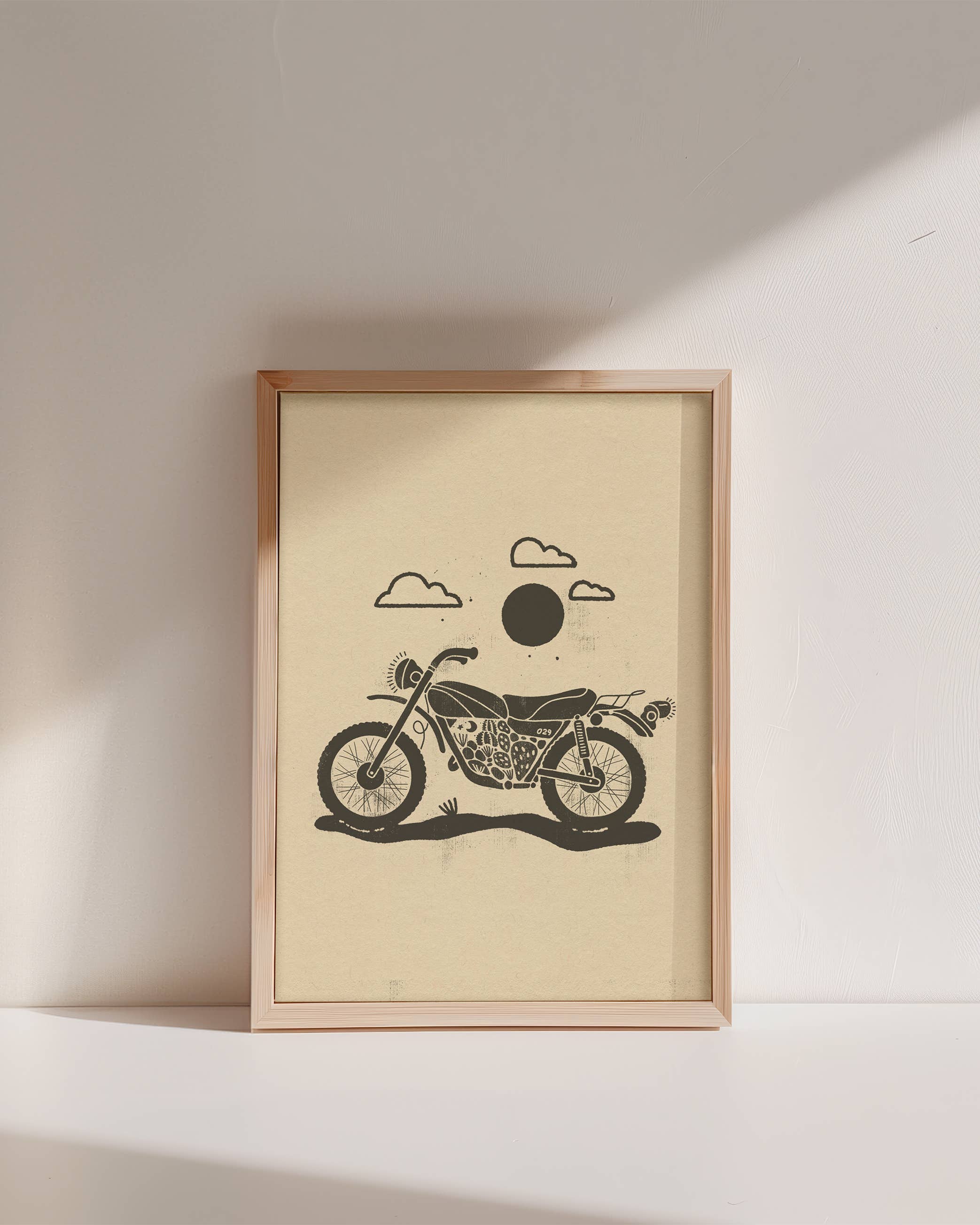 Amber Morgan - Wholesale Art Print - Desert Motorbike 8x10 Art Print1