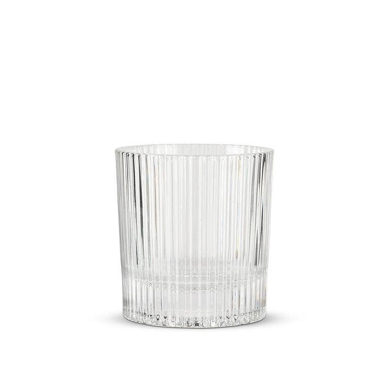 Abbott - Wholesale Cocktail/Liquor Glass - Vertical Optic Tumbler-Clear-3.5"H(10oz)4