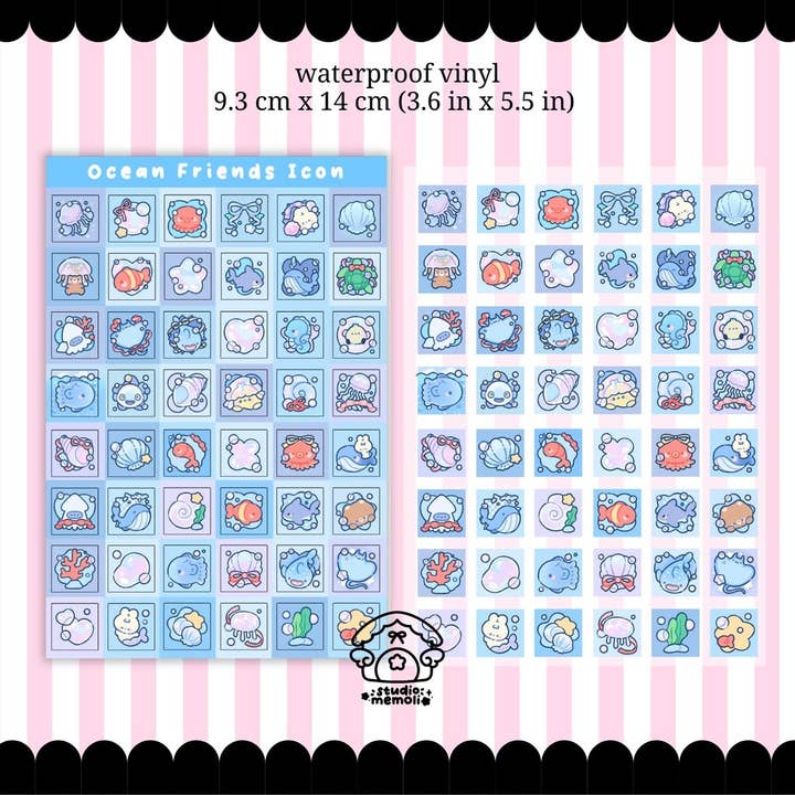 Ocean Friends Icons for wholesale by Memoli Store