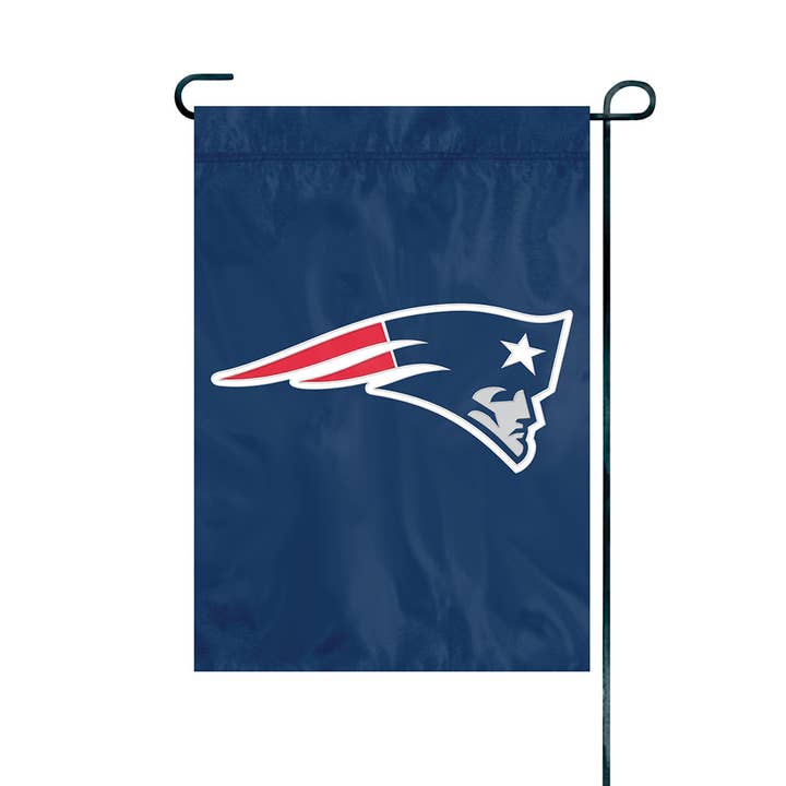 New England Patriots Premium Garden Flag for wholesale by Party Animal, Inc.