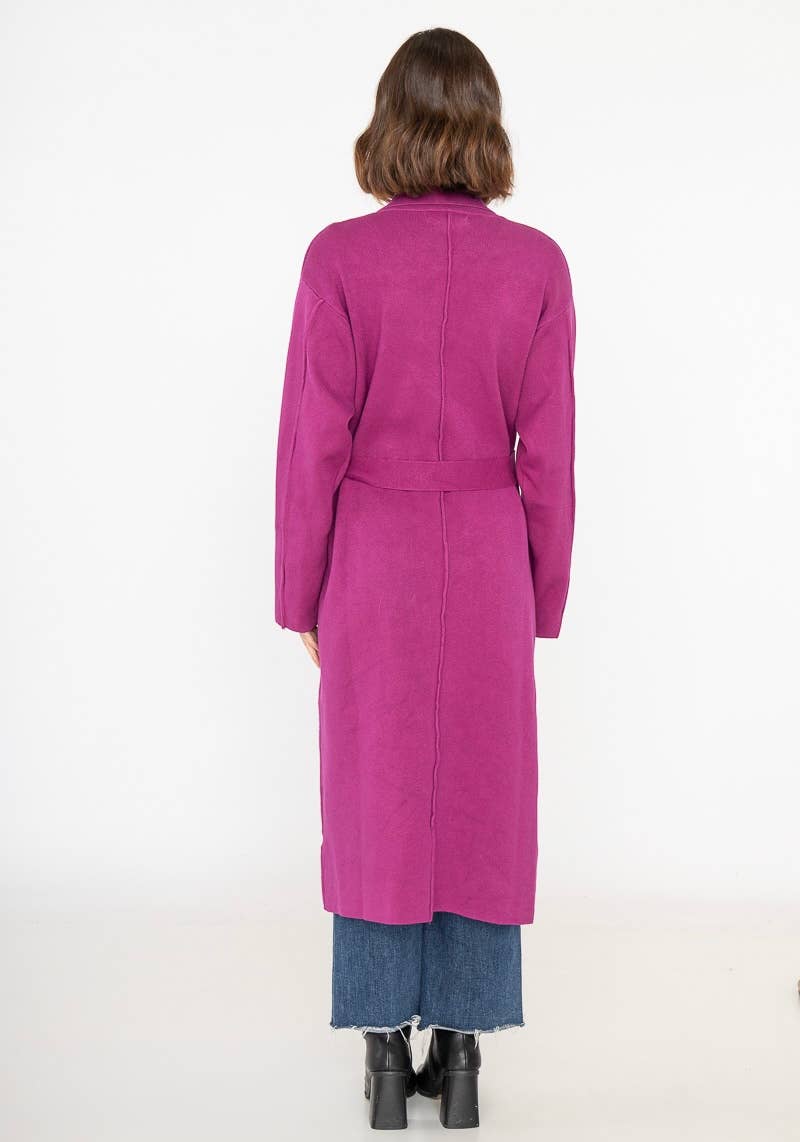 LINEN & COTTON HOUSE - Wholesale Coat - Women's - Classic knitted coat 13103. FALL WINTER CLOTHING11