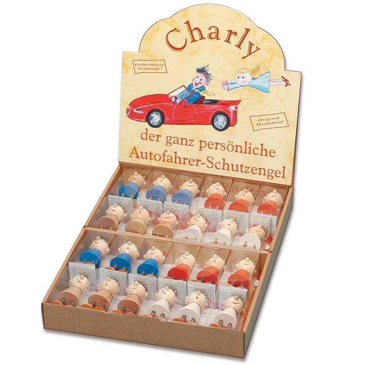 JOJO Geschenke – Großhandel Dekofigur – Autofahrerschutzengel "Charly"