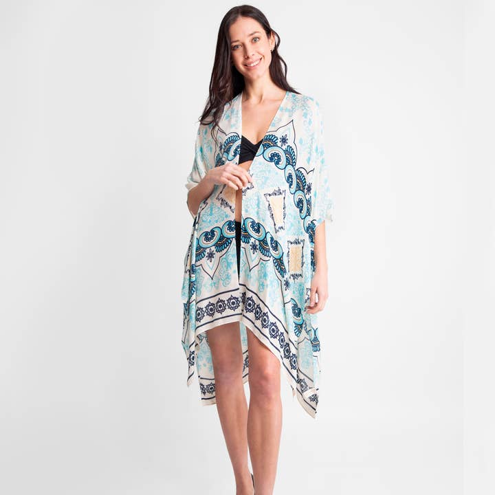 Hana - Wholesale Swim Cover Up - Women's - Pattern Printing Cover Up