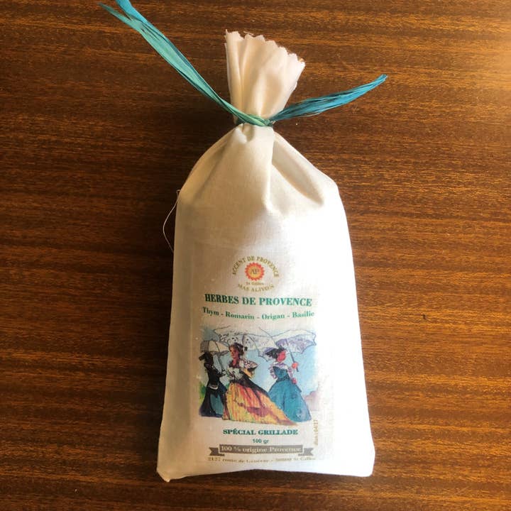 ACCENT DE PROVENCE - Wholesale Herbs - HERBES DE PROVENCE DECORATIVE FABRIC POUCH LES ARLESIENNE100GR