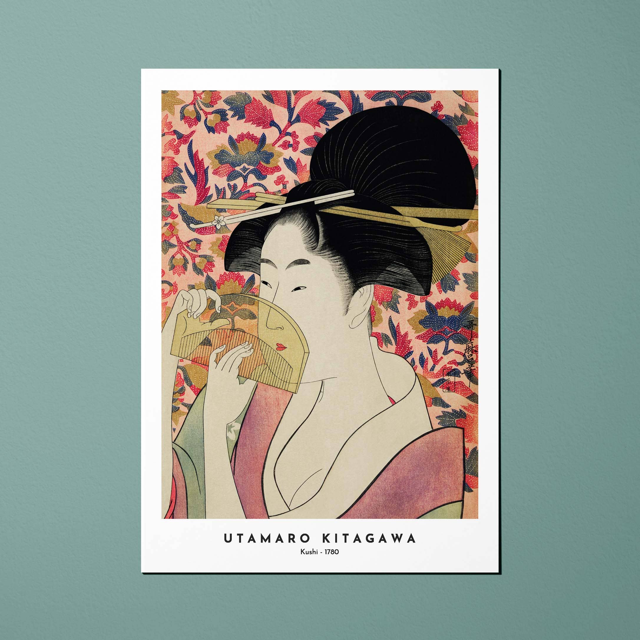 Oneart - Wholesale Postcard - Postcard Japanese Prints Kushi - JDI00080