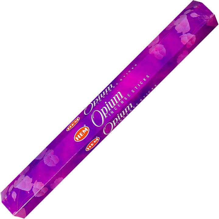 Kheops International - Wholesale Incense - Hem Hexagonal Pack Incense 20 Gr Opium (Pk 6)