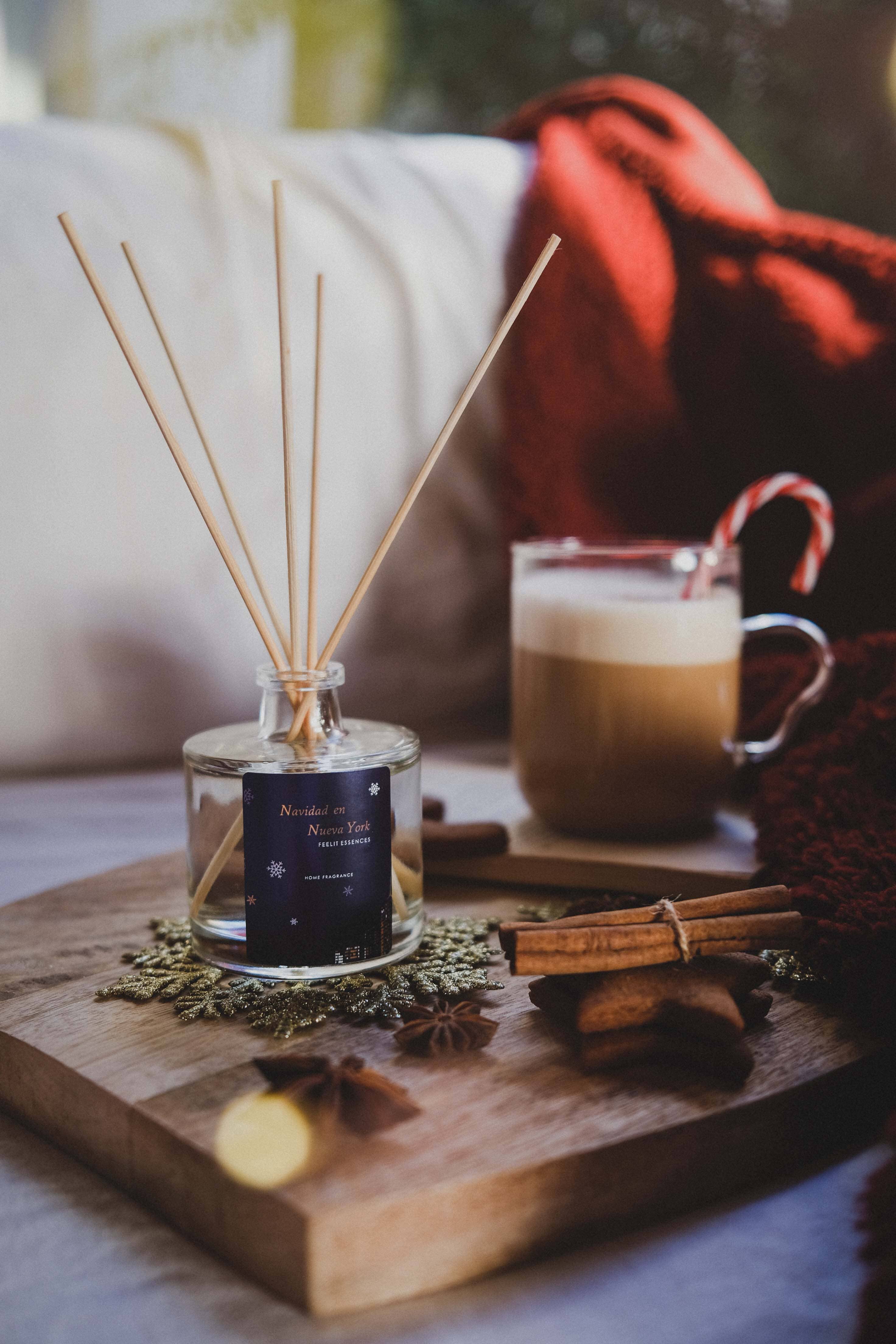 FEELIT-ESSENCES – difusor de fragrâncias por atacado – Difusor com varetas - Coleção Natal em Nova York3