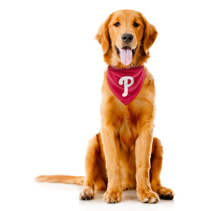 Little Earth Productions - Wholesale Pet Bandana - Dog - MLB Philadelphia Phillies Reversible Pet Bandana2
