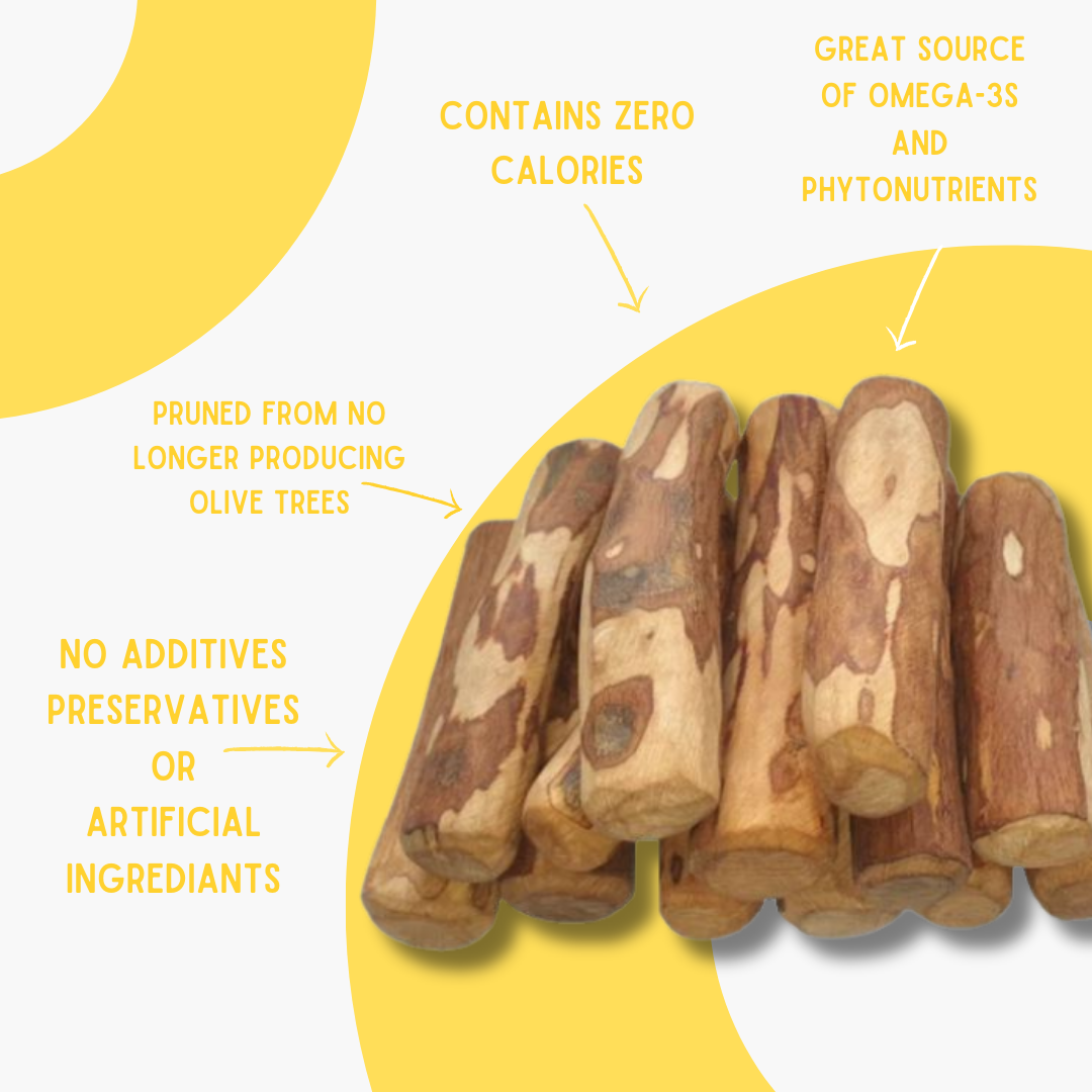 Advance Pet Products - Wholesale Pet Treats - Dog - NEW Olive Wood chews! 100% natural chews from repurposed oli1