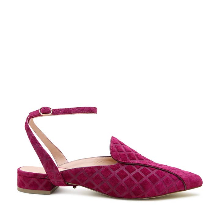 Malbec Puff Pointed Loafer + Marilyn Strap for wholesale by Alterre